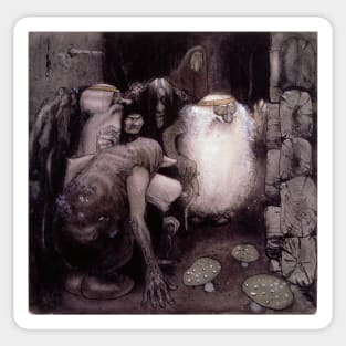 Troll Messengers - John Bauer Sticker